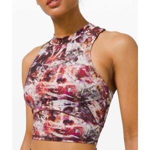 Lululemon Everlux and Mesh Cropped Tank Top